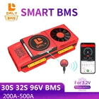 DALY 24S 72V 30S 32S 96V LiFePO4 BMS 200A 250A 300A 400A 500A с BT FAN CAN UART LCD SOC PCM для литий-ионных батарей