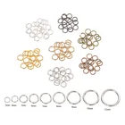 Разрезные кольца для изготовления украшений, 3, 4, 5, 6, 7, 8, 10, 12 мм, 200 шт.лот