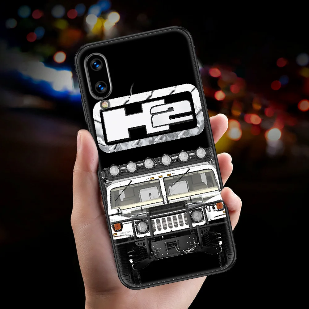 Чехол для телефона с логотипом Hummer H2 Huawei Honor 6 7 8 9 10 10i 20 A C X Lite Pro Play черный