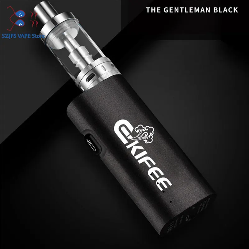 Черный Электронная сигарета JSLD 80 Вт комплект vape встроенный аккумулятор 2000 мАч коробка мод Большой дым паровой vape комплект VS TXW 80 Вт электронная сигарета - Цвет: Черный