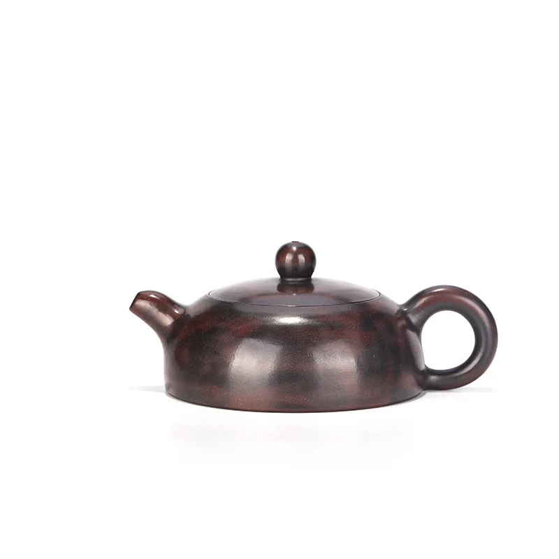 

Home of beauty teapot Yixing purple clay teapot handmade raw material Qinzhou clay half moon teapot mixed batch of household tea