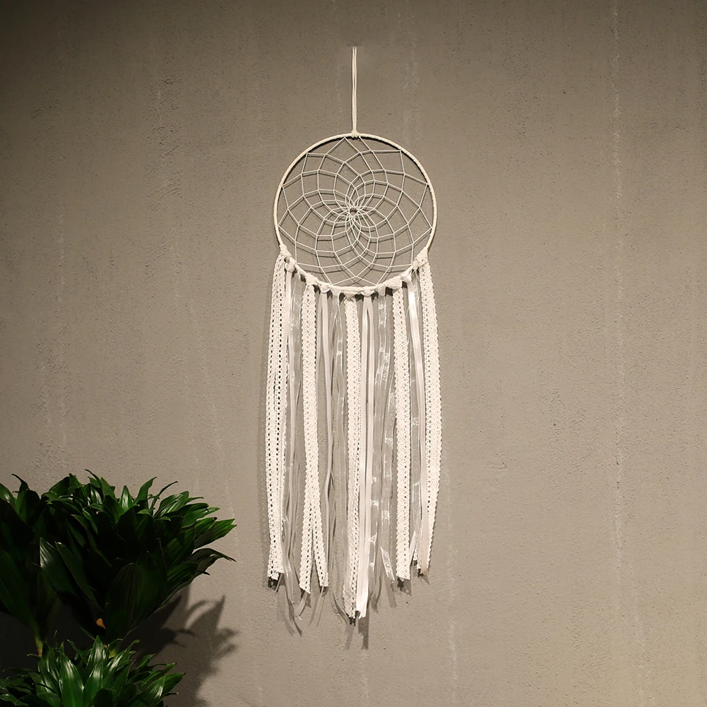 

5 pack White Dream Catcher Boho Room Decoration Nursery Decor Wedding Decoration Valentines Day Gift Wall