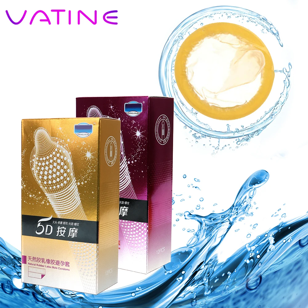 Латексные презервативы Vine латексные контрацептивы для мужчин 12 шт./Корд | Красота