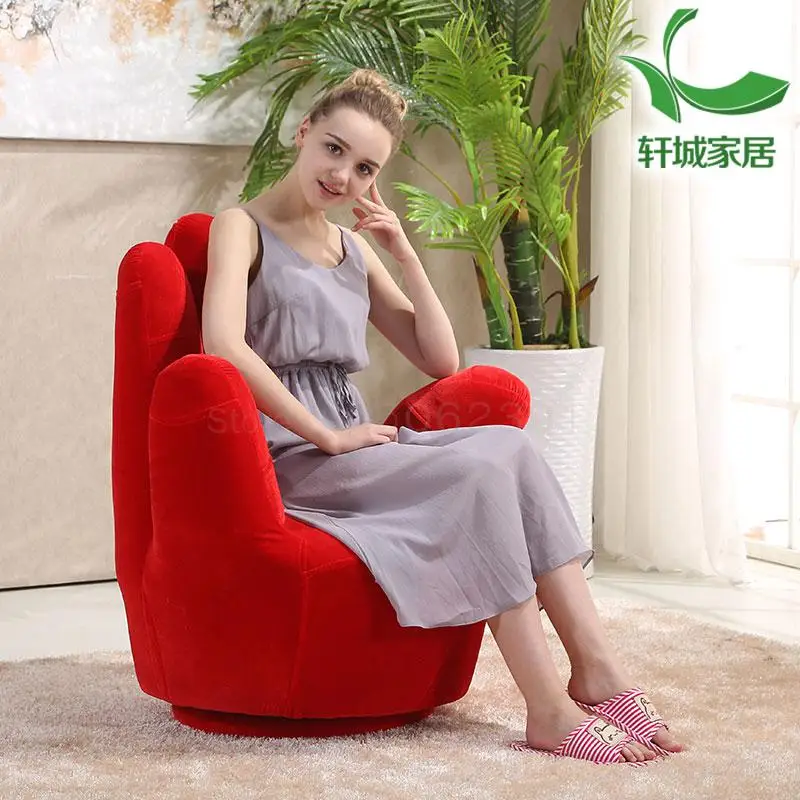 Креативный маленький диван для спальни одноместное кресло отдыха балкона