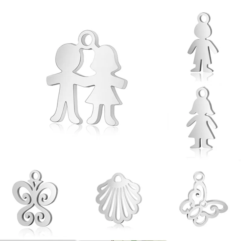 5 шт./лот DIY ожерелье из нержавеющей стали ювелирные аксессуары для мальчиков и