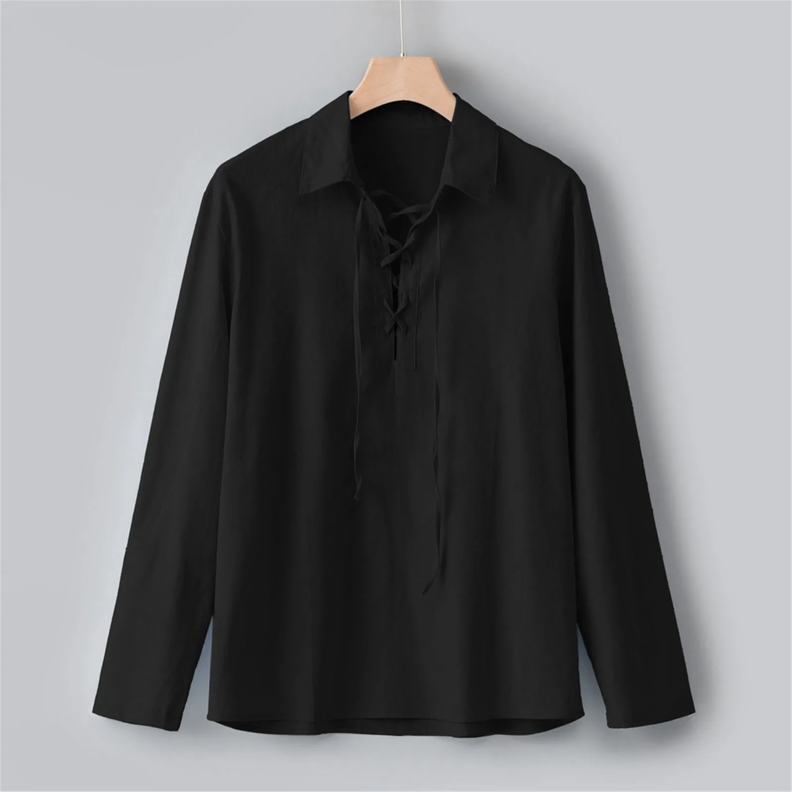 

Male Long Sleeve Linen Button T-Shirt O-neck Fashion Summer Solid Casual Cotton Loose Blouse Tee Top Men Clothing chemise homme