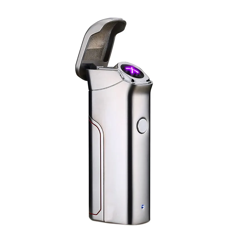 Двойная дуга Usb зарядка сменная электрическая зажигалка плазменная