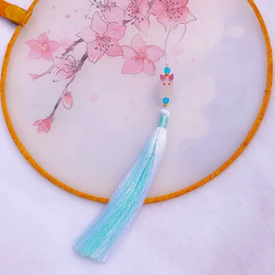 Аниме Grandmaster of Demonic Cultivation Mo Dao Zu Shi Rabbit Tassel подвеска реквизит косплей брелок для ключей подвеска игрушка подарок - Цвет: Set-2-b