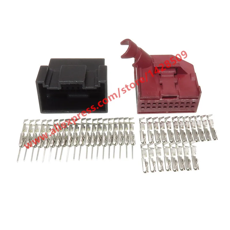 

1 компл. 20-контактный автомобильный шлюз CANBus проводной разъем автомобильный разъем для VW 8E0972420 1534095-1 1534102-1 8E0 972 420