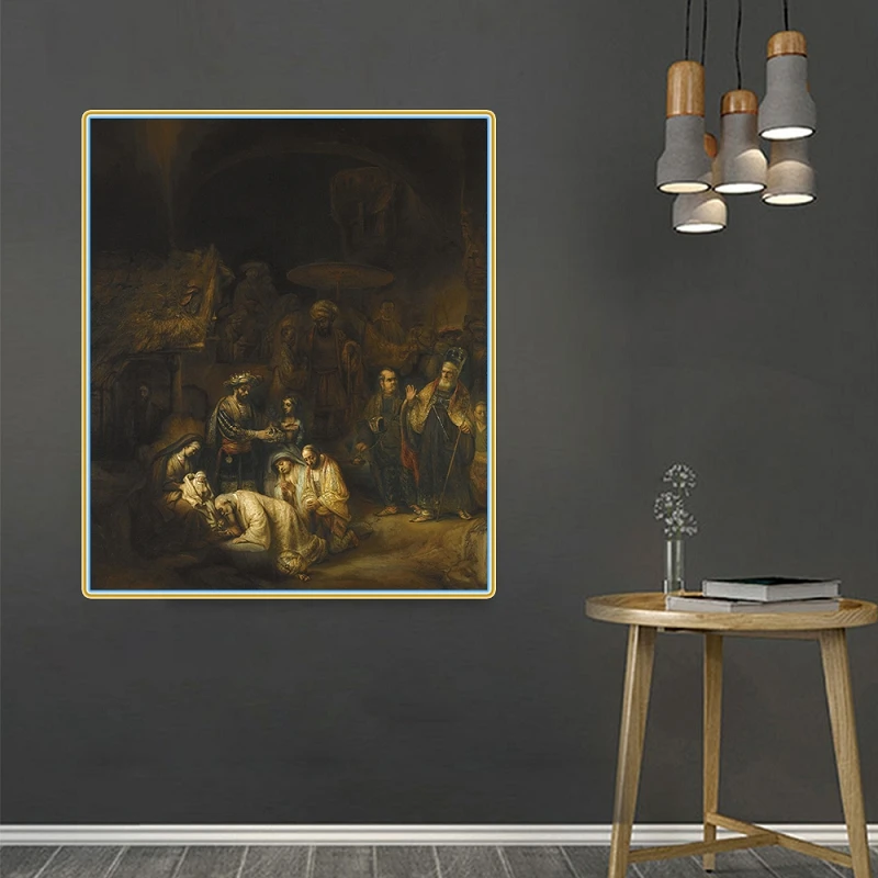 Рембрандт Путешествие по волшебству 》 холст картина маслом художественный