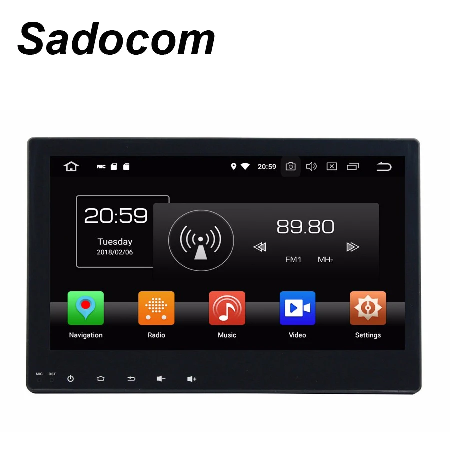 HD 10 1 &quotAndroid 8 0 для Toyota Hilux 2016 2017 дюйма 4 Гб + 32 ГБ Автомобильный DVD мультимедийный