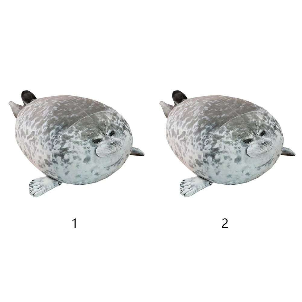 

Plush Toy Sea Animals Seal Pillow Doll Soft Sleeping Aquarium 3D Eyes Open Party Cute Stuffed Home Elastic Kids Gift
