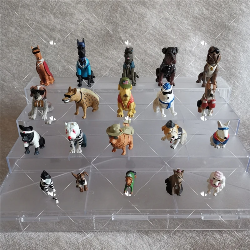

20pcs/lot Cartoon Dog Animal Figure Kawaii Cute Puppy Model Rare Limited Collection Decor Toy For Kid Child Adult