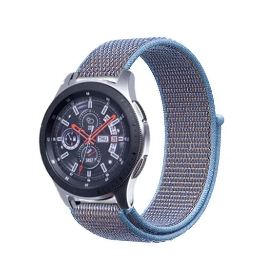 cerlulean Переключатель, нейлоновый ремешок для наручных часов Xiaomi huami amazfit bip huawei часы GT 20/22 мм, ремешок для samsung Шестерни S3/S2 galaxy Watch active2 42 мм 46 мм - Цвет ремешка: cerlulean