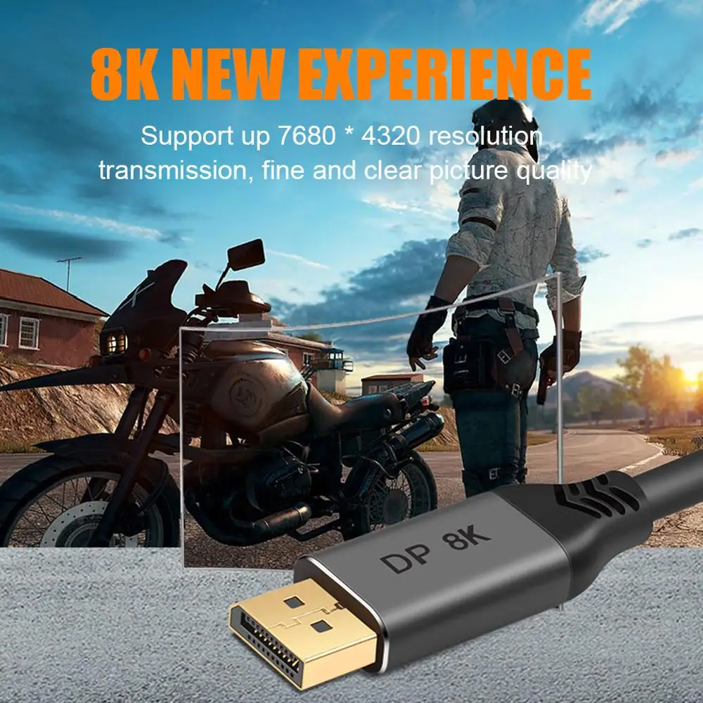 Кабель-адаптер для подключения к общедоступному компьютеру 8kDP с ультра-высоким