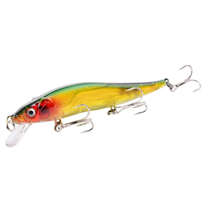 Color 4 1 шт. приманки для рыбалки Minnow, жесткая приманка, 11,5 см, 15 г, джиг, воблеры, приманка для окуня, приманка для щуки, пластиковые искусственные приманки для рыбалки, снасти, кренкбейт - Цвет: Color 4