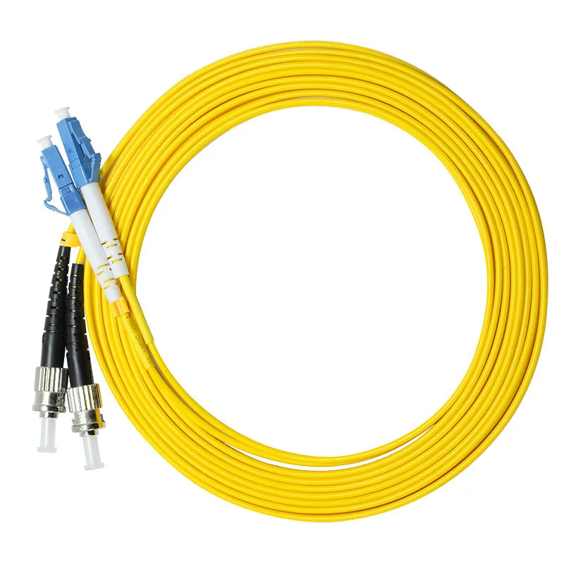 

10pcs ST/UPC-LC/UPC Single mode dual core fiber optic patch cord simplex Jumper Cable SM Duplex 2 cores Optic 1m 2m 3m 5m 10m
