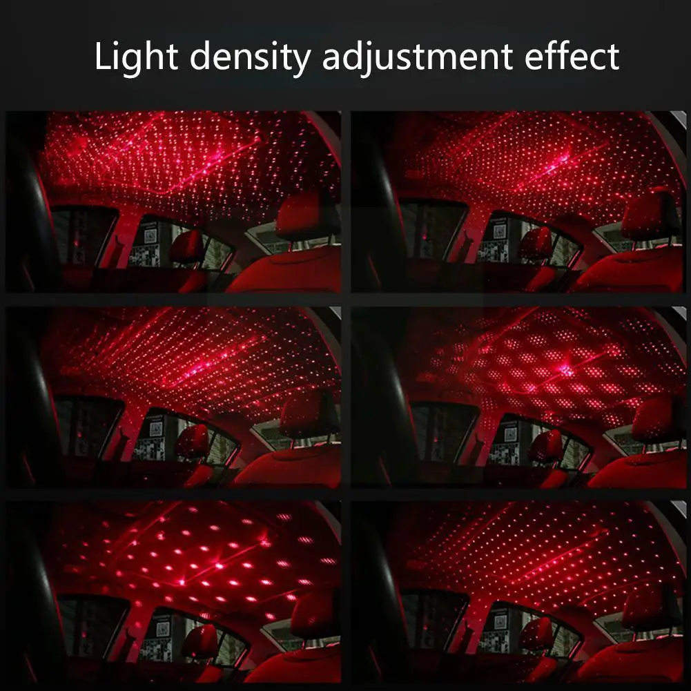 

For Toyota Land Cruiser 200 Prado FJ 120 150 100 USB Projector Light Star Atmosphere Accessories Car Galaxy LED Lamp Roof C Y3I2