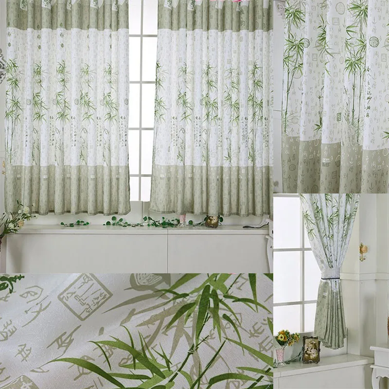 2019 специальный свежий бамбуковый пятнистый готовый продукт занавеска из ткани