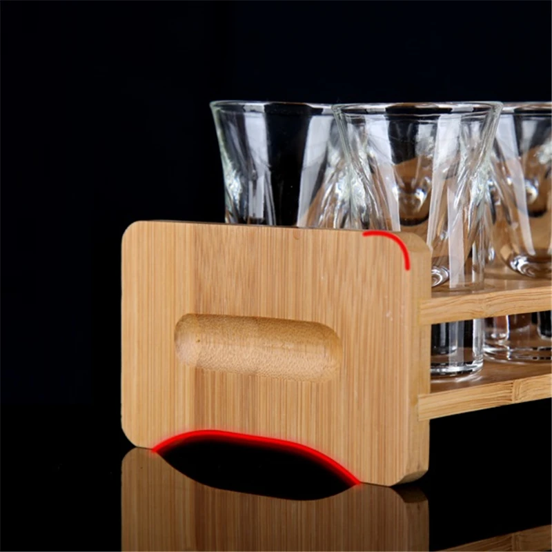 Коктейльный шейкер 300 мл/500 мл набор для бара Хрустальная стеклянная чашка пуля