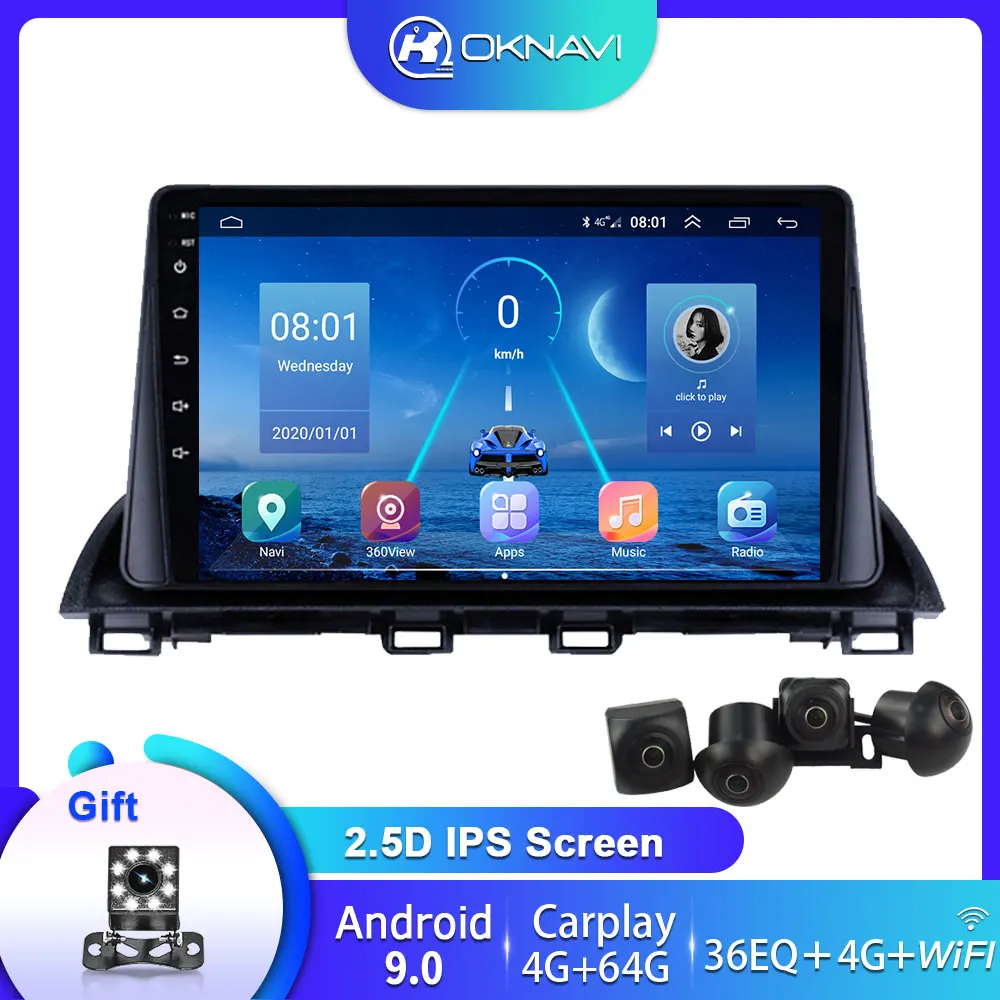 EKIY Android 9 0 2 Din для Mazda 3 Axela BM 2013 2017 Автомобильный мультимедийный плеер Радио Стерео