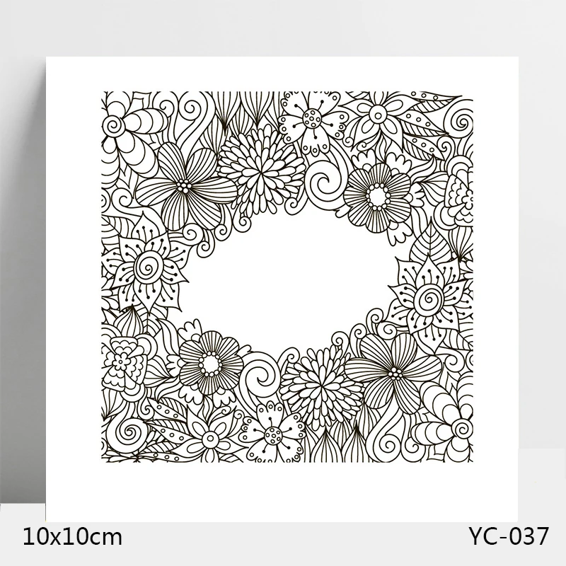 

beautiful flower Transparent Silicone Stamps/Seal for DIY Scrapbooking/Photo Album Decorative Card Making Clear Stamps Supplies