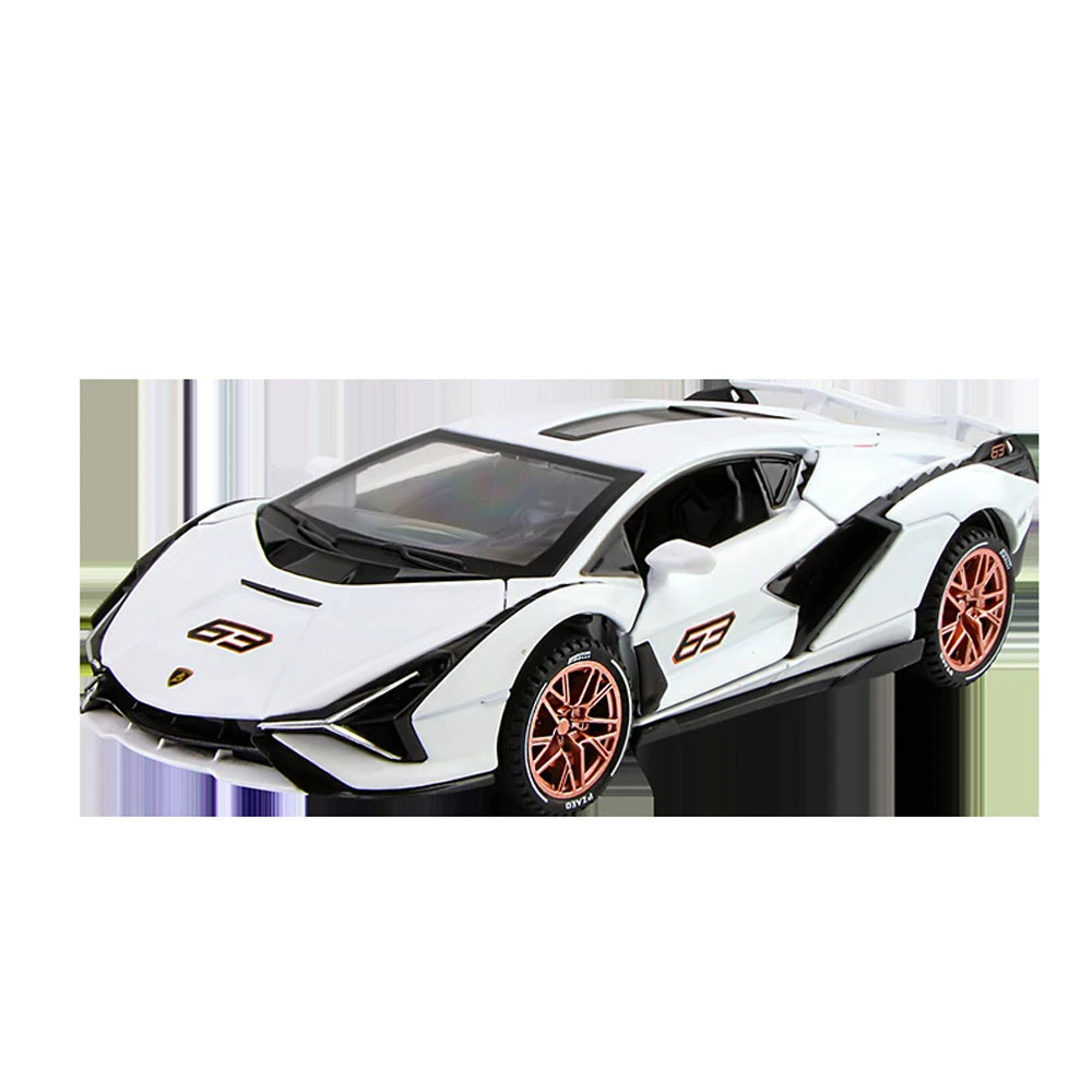 1:32 игрушечный автомобиль Rambo из сплава со светильник кой модель спортивного