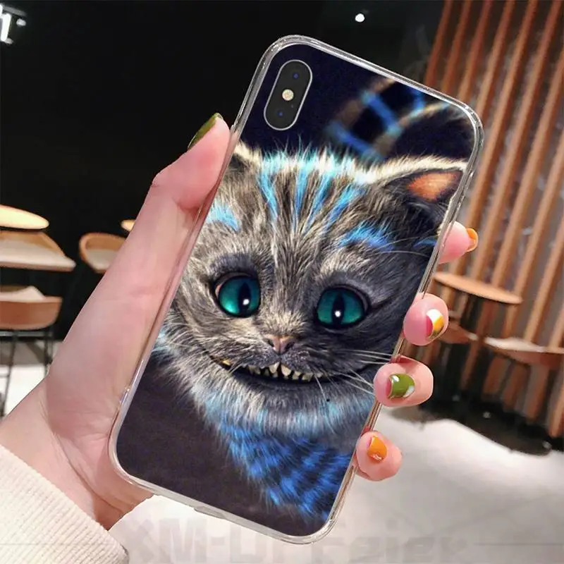 Чехол для Iphone Алиса 11 Pro Cat мягкий чехол телефона DIY с принтом iphone 6s plus 7 XR XS MAX |