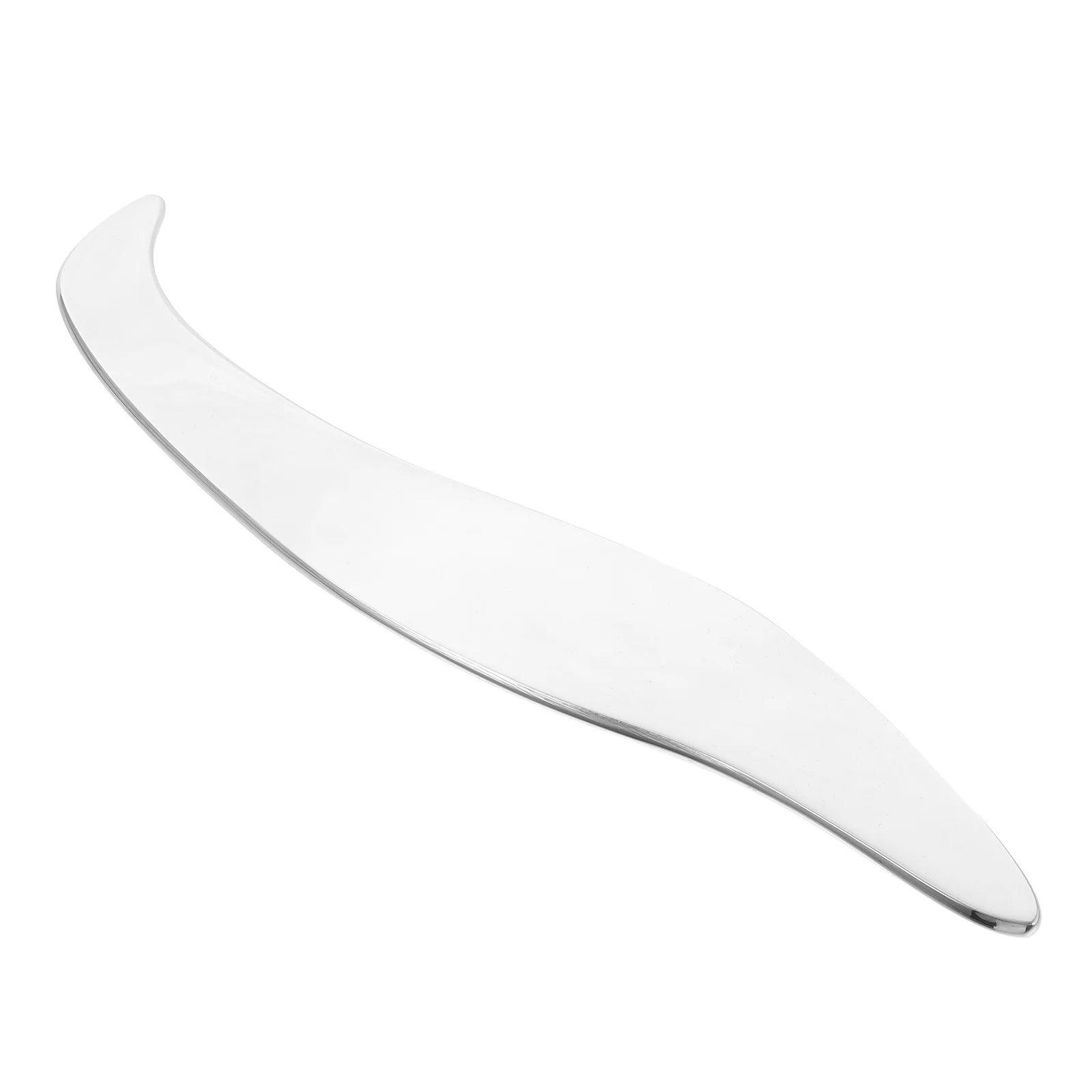 

1pc S-shape Scraping Plate Stainless Steel Scraping Board for Relaxing