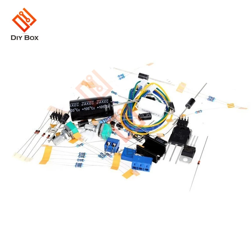 0-30 в 2mA-3A DC Регулируемый источник питания DIY Kit непрерывный регулируемый ток ограничитель защиты для школы, образования, лаборатории