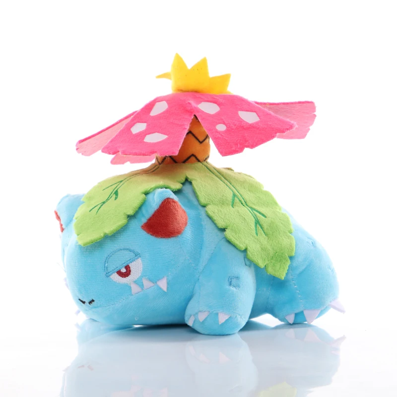 1 шт. 15 см Venusaur плюшевые игрушки кукла кавайная мультяшная кулон Мягкие для детей