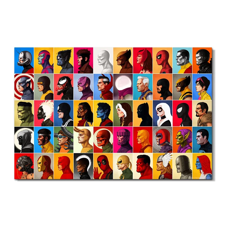 Настенные картины Marvel comics постер холст настенное художественное изображение для