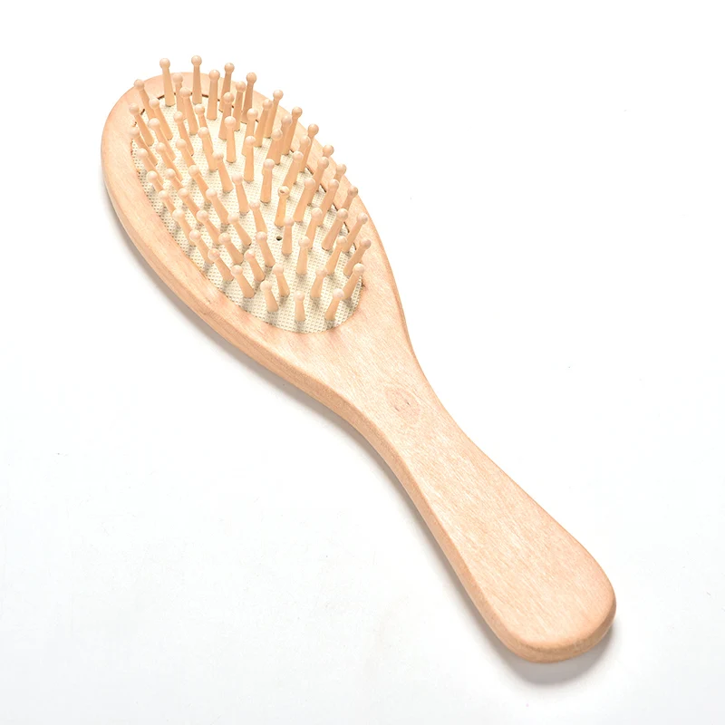 

High Quality 1Pcs Massage Wooden Comb Bamboo Hair Vent Brush Brushes Hair Care and Beautiful SPA Massager Wholesale