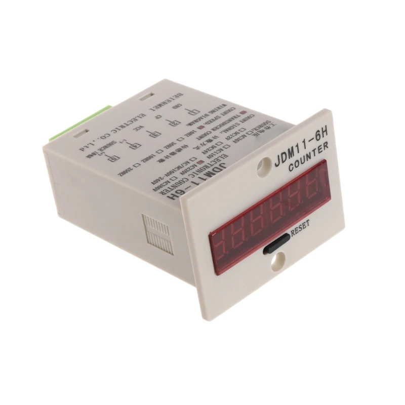 

6-Digit LED Display 1-999999 Counter Adjustable NPN Photoelectric Sensor Switch