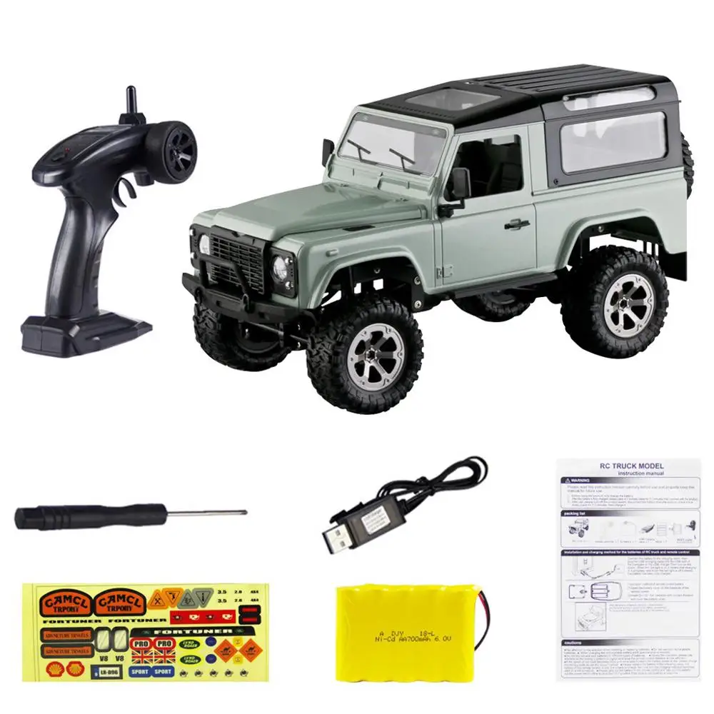 1:16 4WD RC Автомобиль 2 4G внедорожный металлический каркас пикап Багги вездеход