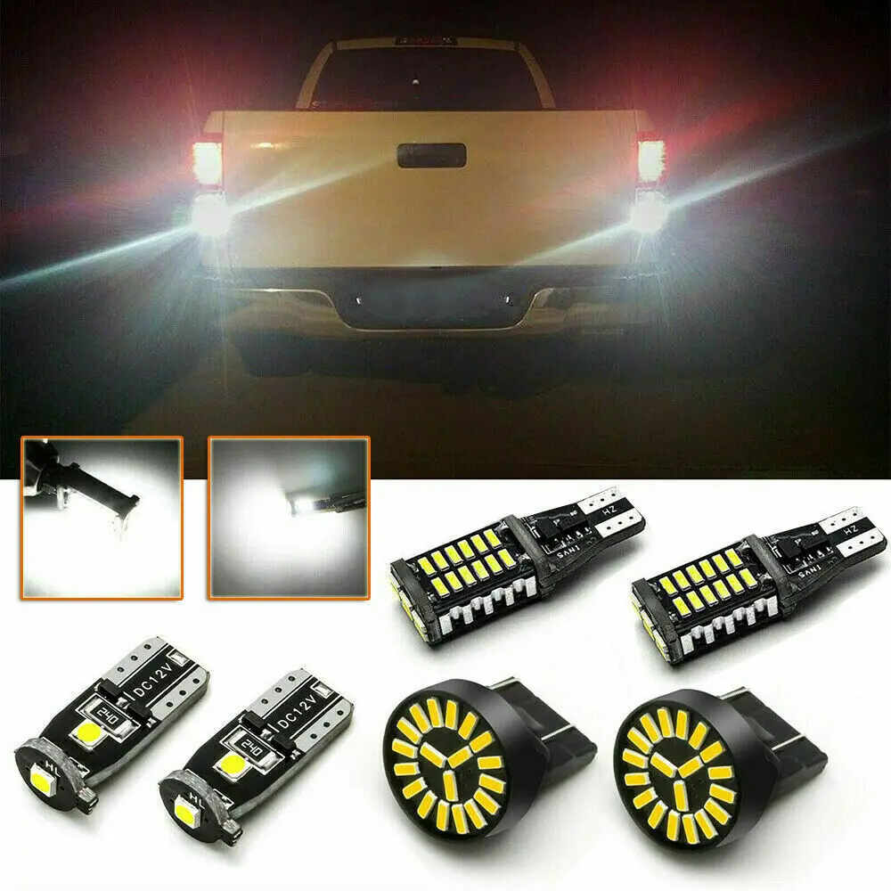 

6 шт., светодиодные лампы для Chevrolet Silverado 2005-2014