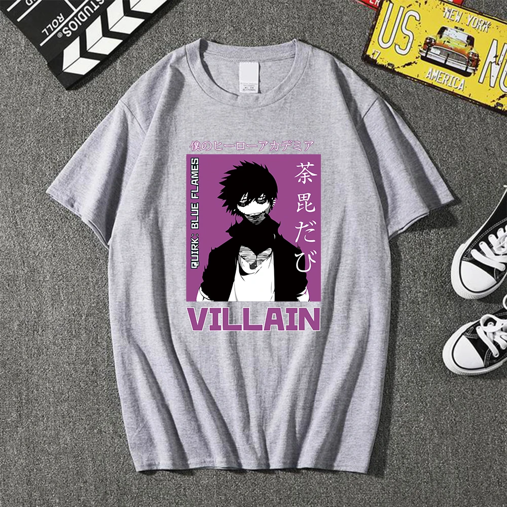 

My Hero Academia Anime Print Fun Top Casual Summer Harajuku Cute T-Shirt Japan No Hero T-Shirt