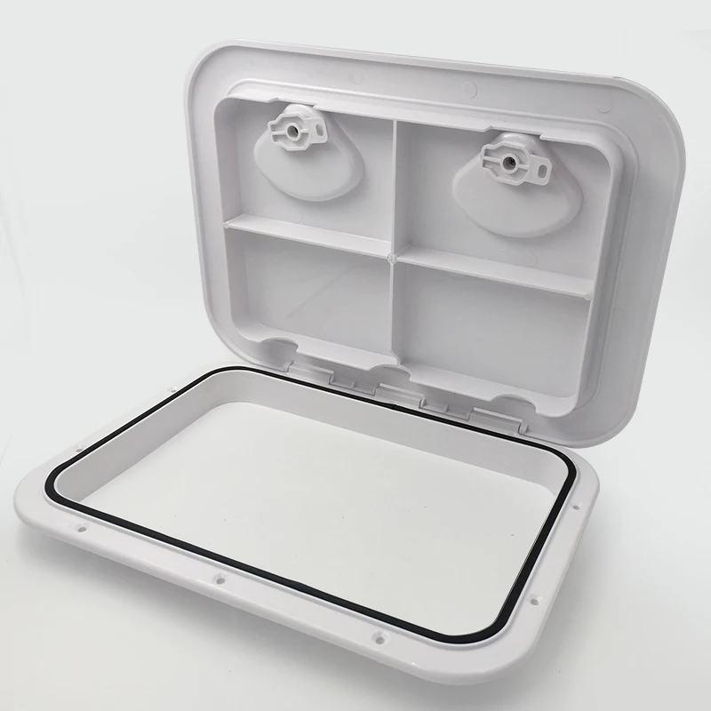 315*440mm ABS Plastic Anti Aging Ultraviolet white Deck Marine Hatch Deck Access Hatch Boat Hatches Inspection Yacht Cover RV