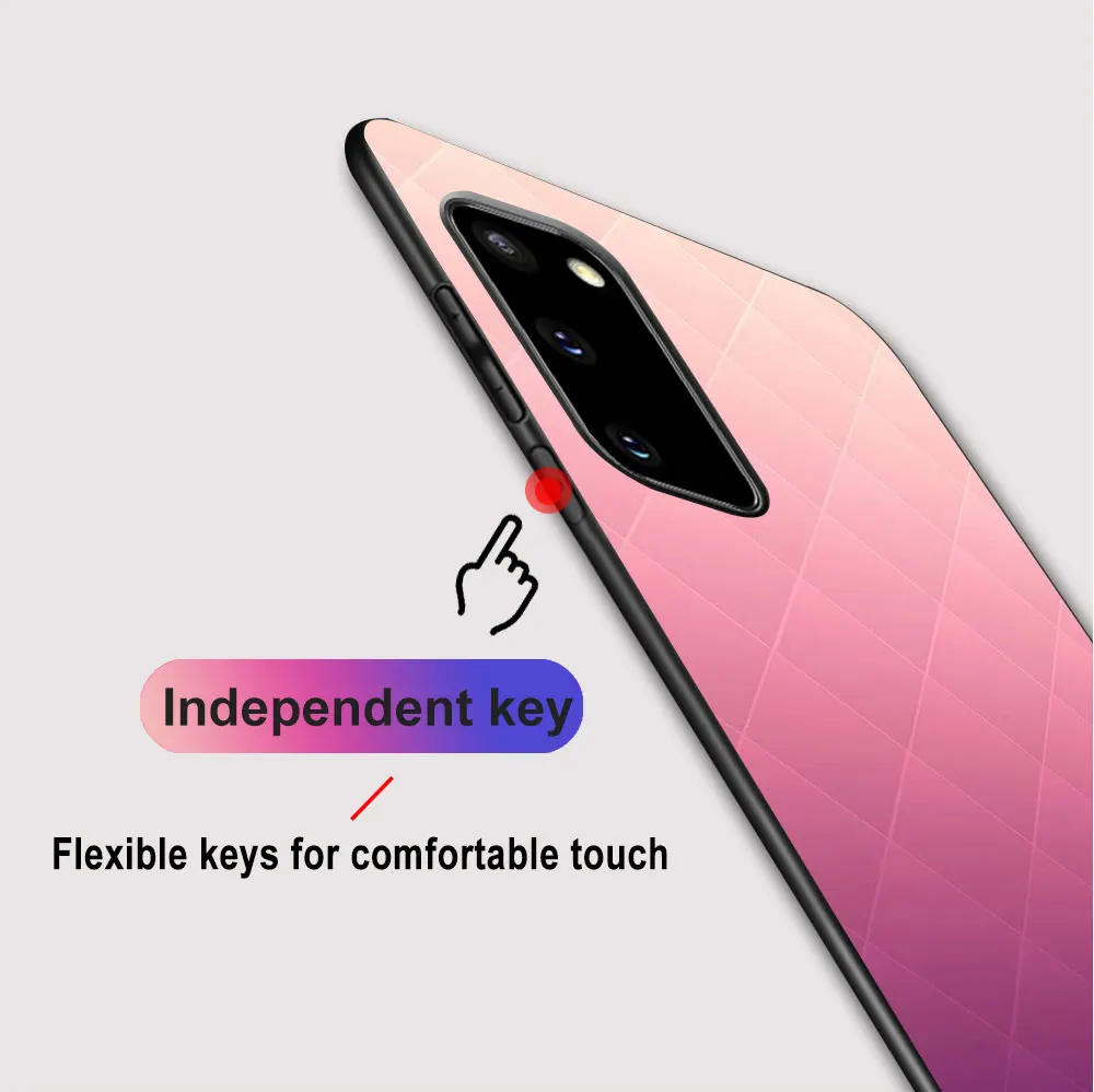 

Luxury Phone Case For Samsung A51 A71 A50 A70 A20 A40 A20E S20 S10 S9 S8 S7 Edge Ultra Puls Note 10 9 8 Plus Black Cover Funda