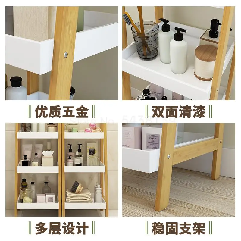 Деревянная полка простой Гостиная книжный шкаф спальня стеллаж для хранения