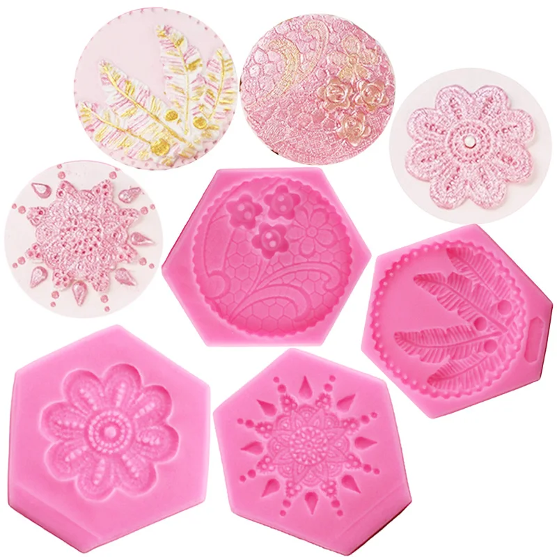 Силиконовая форма сделай сам для кексов топперов цветов Листьев инструменты