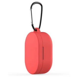 xiaomi Redmi Airdots TWS Bluetooth 5,0 наушники стерео беспроводные активные шумоподавления с микрофоном для honor xiaomi - Цвет: only red case