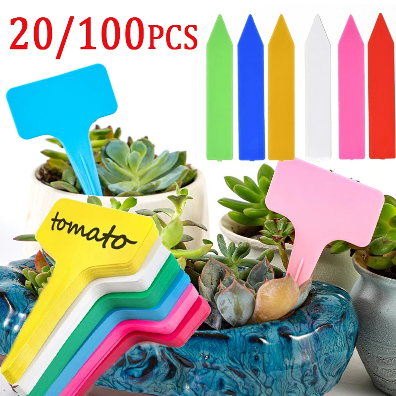 

20 Pcs Reusable Waterproof Plant Flower Label Marking Garden Label Decoration Tool