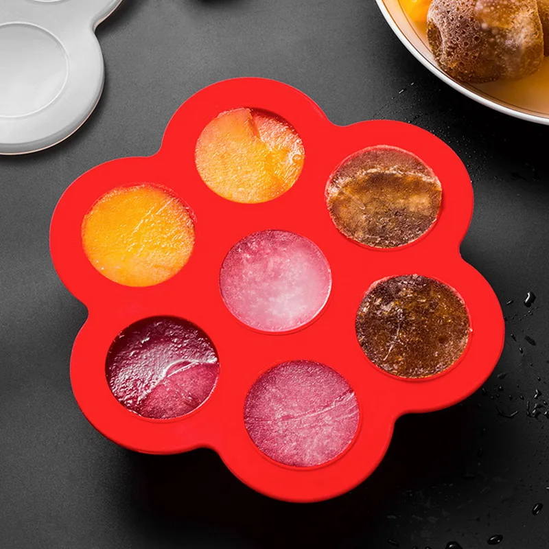 Силиконовые формы для яиц Набор детских контейнеров хранения еды кубик льда