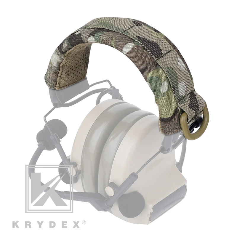 

KRYDEX Modular Headphone Stand Protection Cover Tactical Headband Earmuff Headset Stand MOLLE Protection Case For HOWARD PELTOR