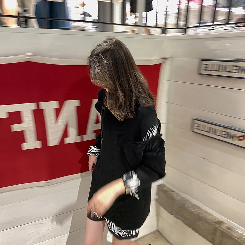 

YOSICIL Fashion Women Zebra Striped Print Blouse Shirt Long Sleeve Stylish Blouses Female Retro Turn Down Collar Shirt Tops