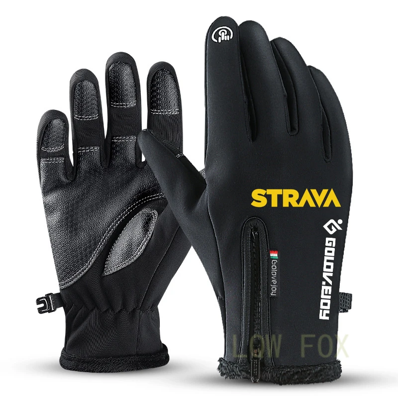 

2021 Men Cycling Gloves Thermal Bmx Wearable Mtb Bike Mountain Motocross Sports Gloves Breathable Quickdry Touch Screen Clothing