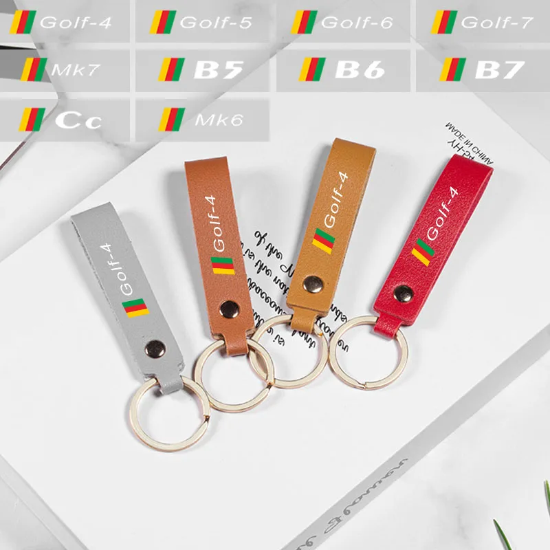 

Men Business Car Keyring For Volkswagens Keychain Golf-4 5 6 7 Bora Jetta POLO MK4 MK6 Bora Passat B5 B6 Superb Tiguan Beetle