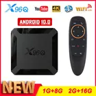 ТВ-приставка X96Q, Android 10,0, Allwinner H313, 2G16G, 2,4G, Wi-Fi, H.265, google play, X96Q, медиаплеер