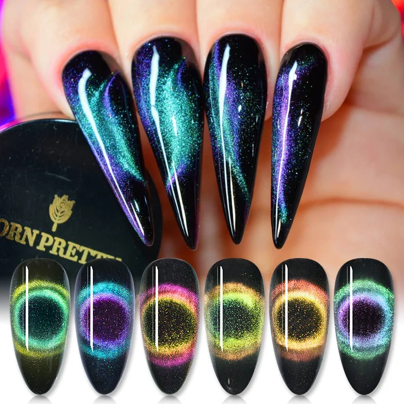 От BORN PRETTY 9D Хамелеон для использования с магнитом Гель лак ногтей кошачий